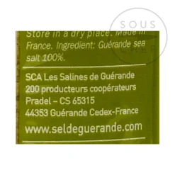 Outlet Coarse Grey Sea Salt, 1kg Ingredients Brands|French Ingredients