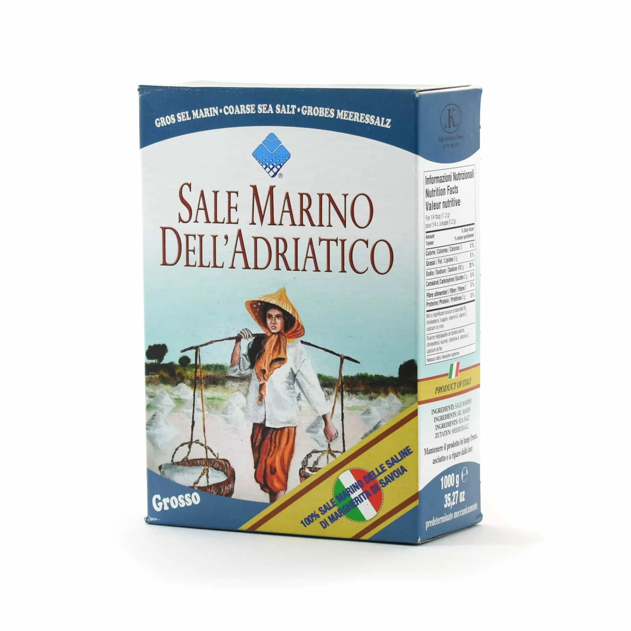 Coarse Sea Salt, 1kg Italian Ingredients|Herbs & Spices