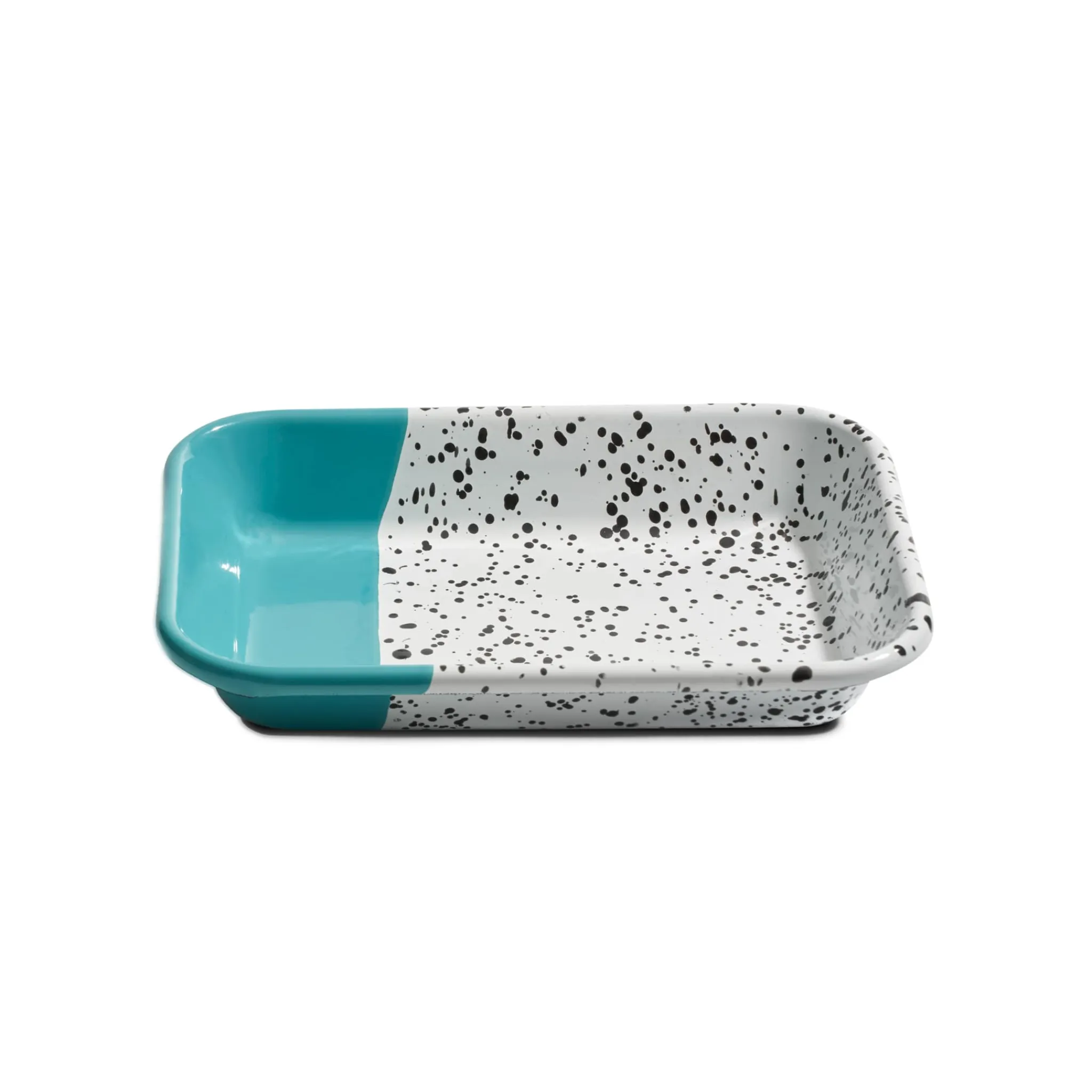 Outlet Colour Pop Enamel Roasting and Serving Dish, Turquoise Middle Eastern Ingredients|Serveware