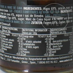 New Confit Figs in Marc de Cava Brandy, 230g Ingredients Brands|Spanish Ingredients