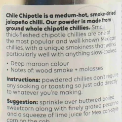 Discount Cool Chile Chipotle Chilli Powder, 60g Mexican Ingredients|Herbs & Spices