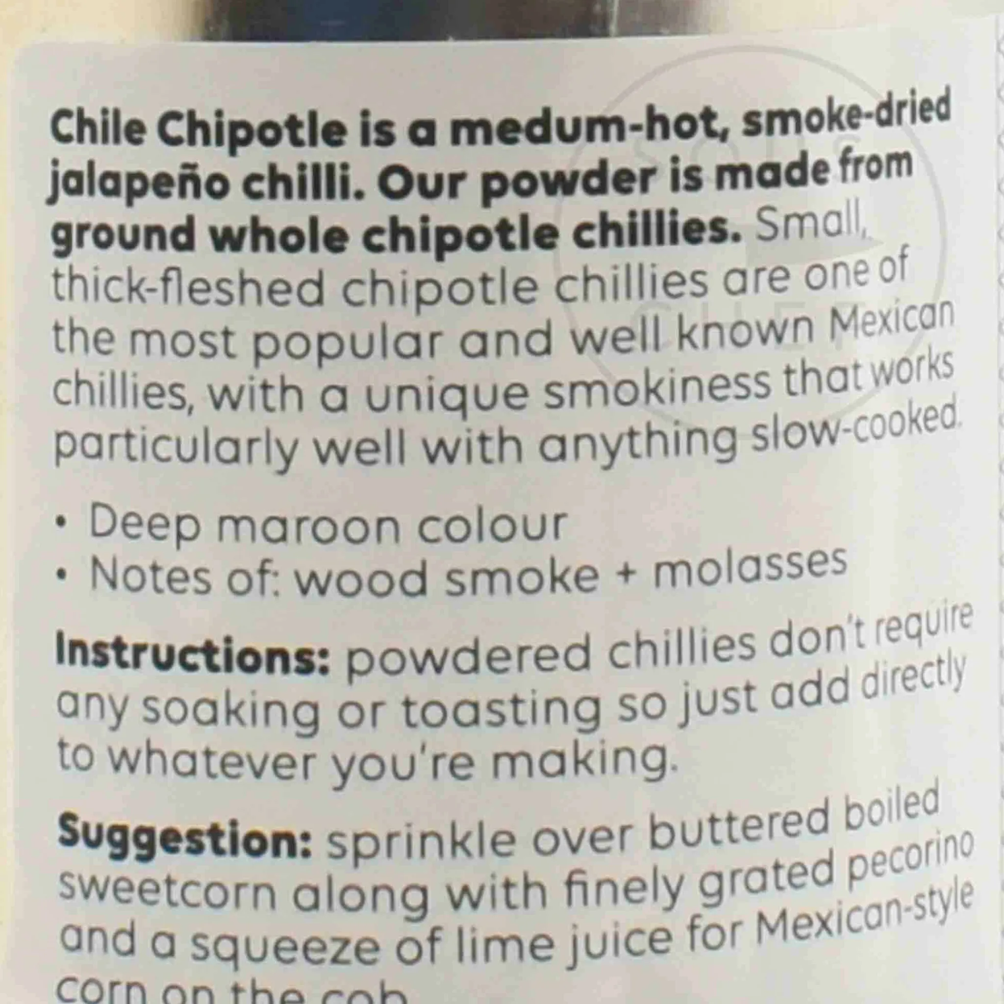 Discount Cool Chile Chipotle Chilli Powder, 60g Mexican Ingredients|Herbs & Spices