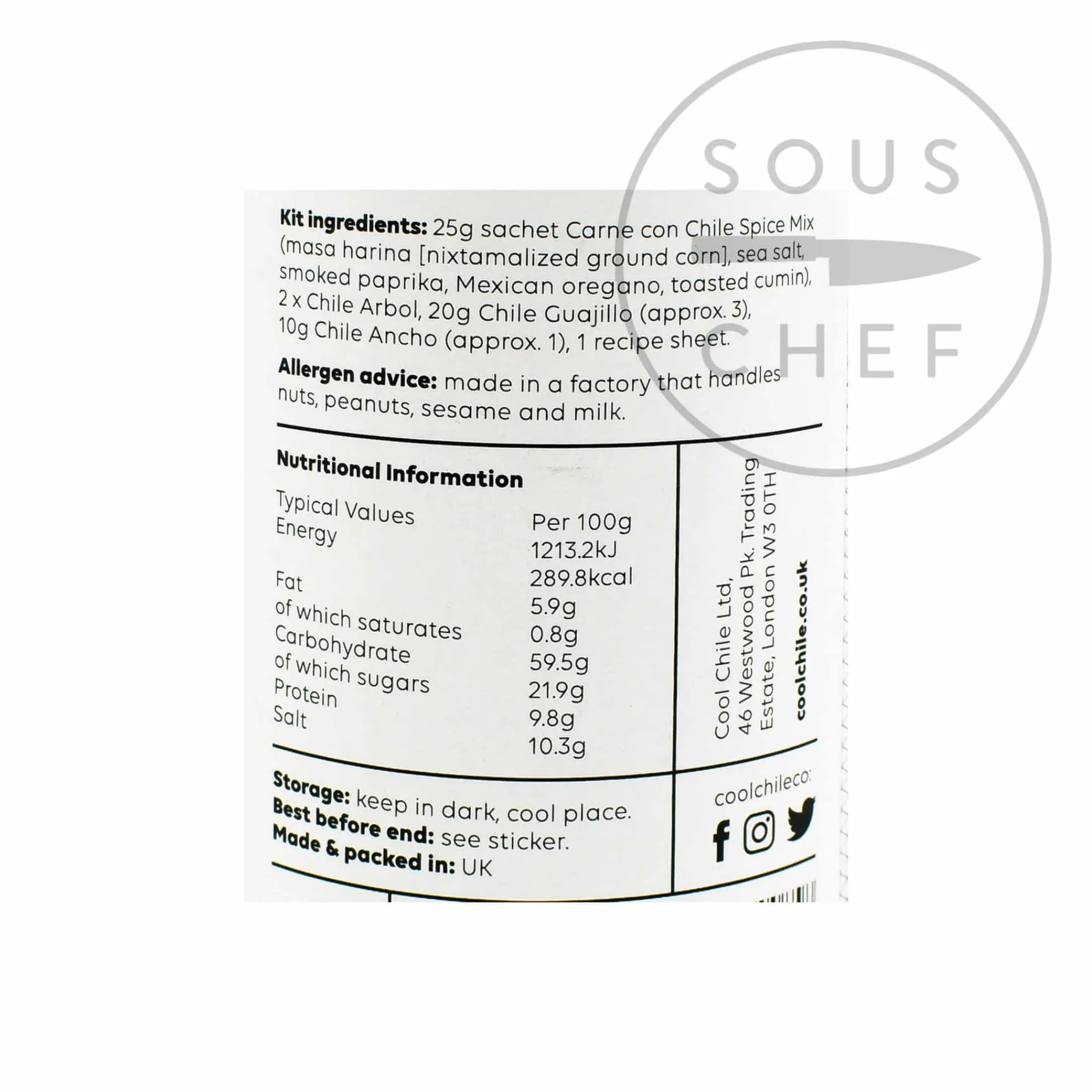 Online Chile Con Carne Kit, 55g Ingredients Brands|Mexican Ingredients
