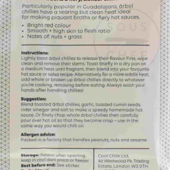 Online De Arbol Chillies, 20g Mexican Ingredients|Herbs & Spices