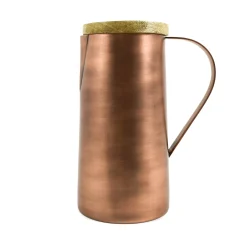 Online Copper & Mango Wood Water Jug, 1250ml Tableware Brands