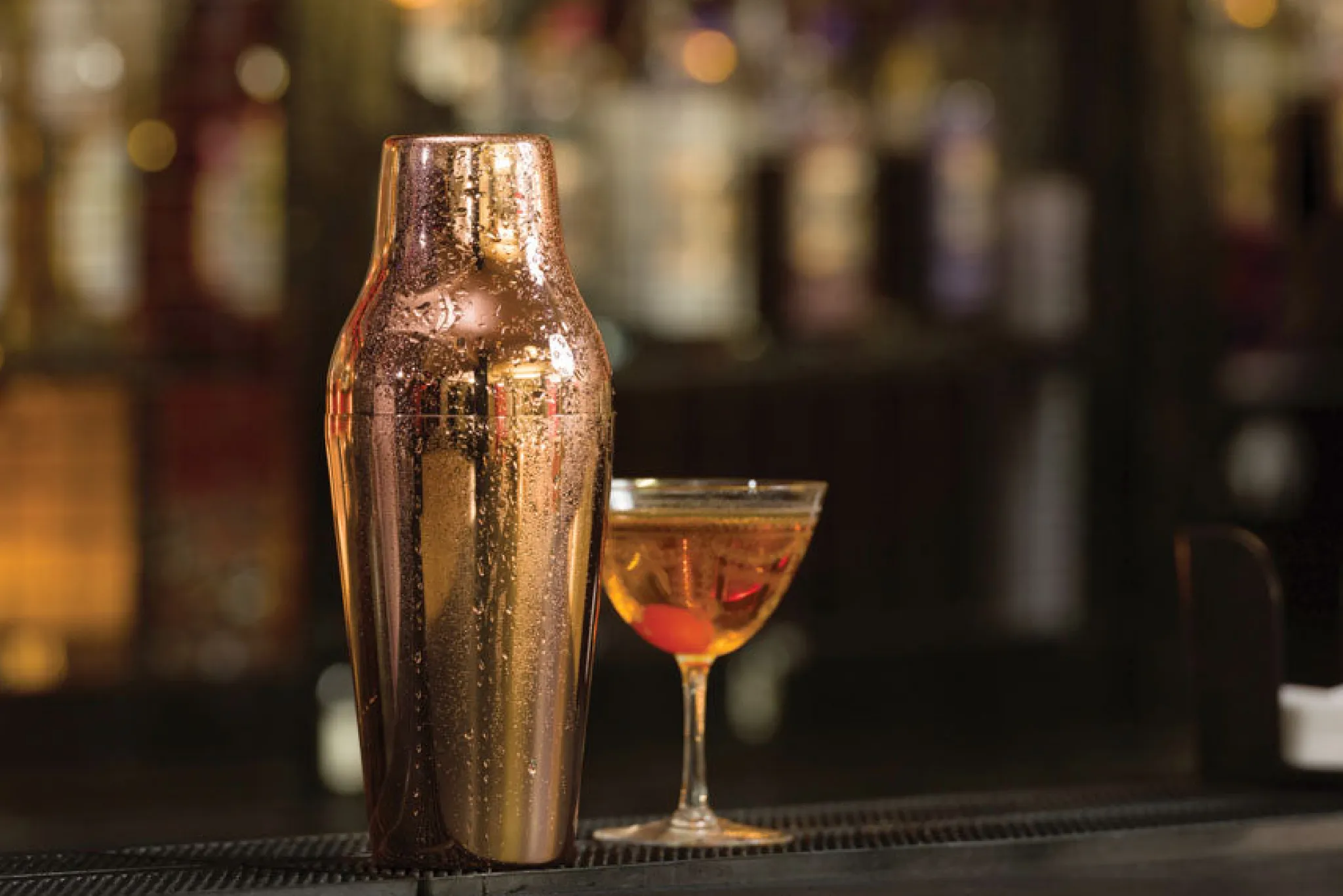 Hot Copper Plated French Cocktail Shaker, 600ml Cocktail Making & Barware