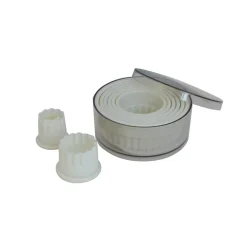New Box of 9 Fluted Round Pastry Cutters French Ingredients|Kitchen Tools & Utensils