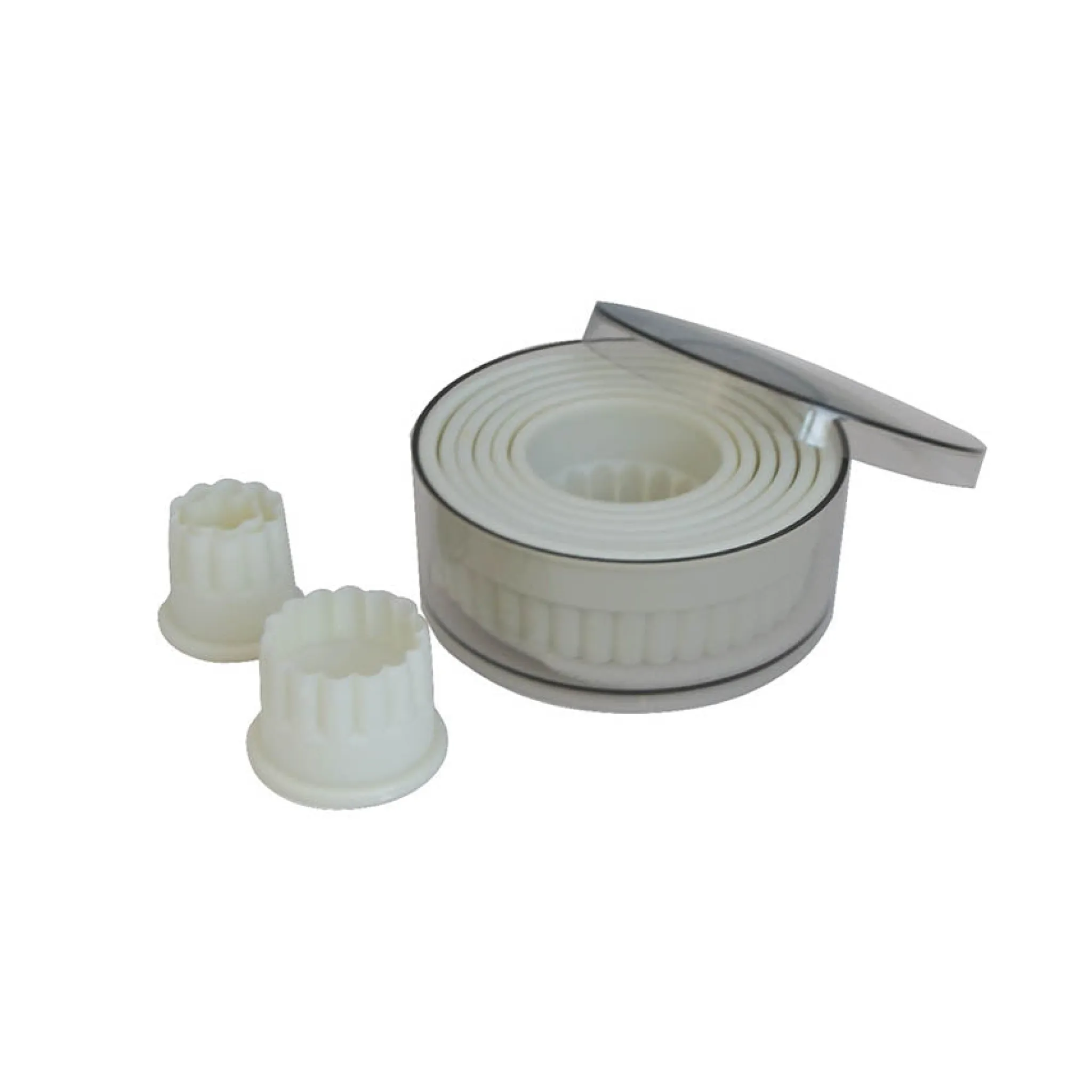 New Box of 9 Fluted Round Pastry Cutters French Ingredients|Kitchen Tools & Utensils