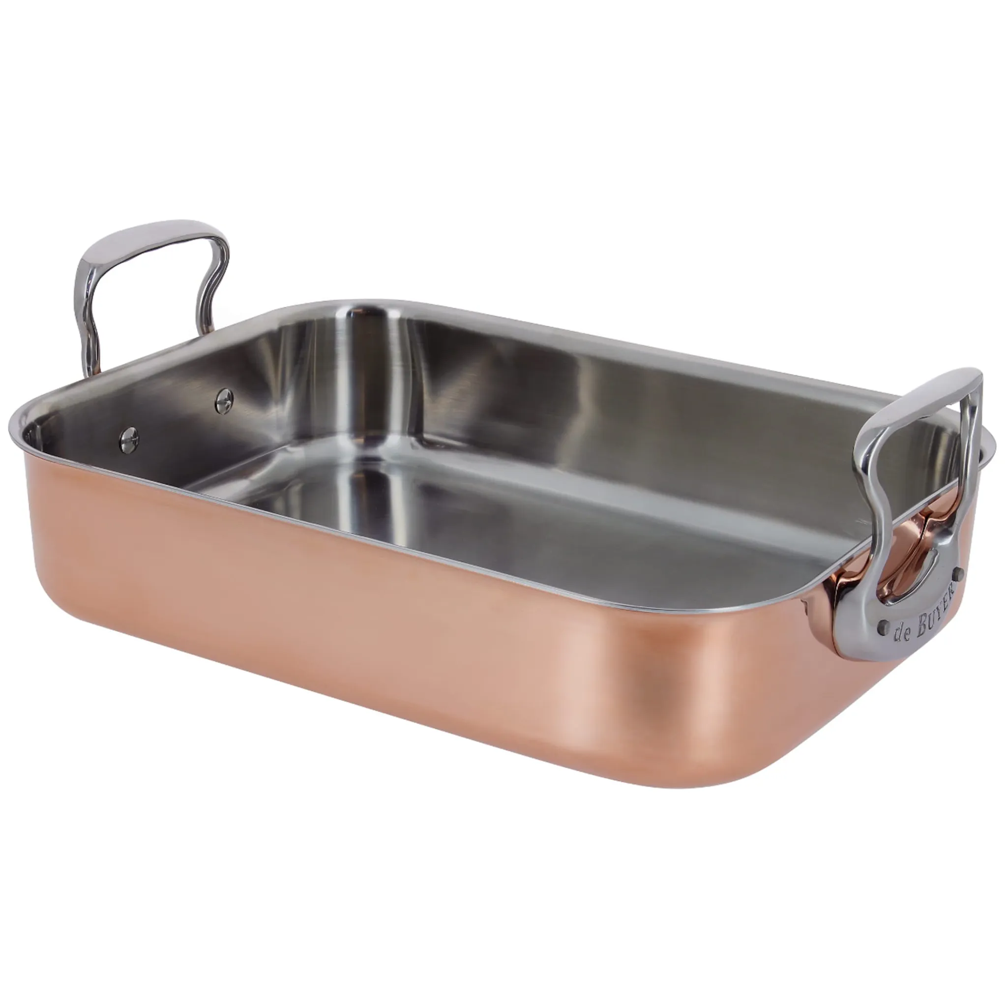 Outlet Copper & Stainless Steel Roasting Tin, 35cm x 25cm Pots & Pans|Baking Supplies & Equipment