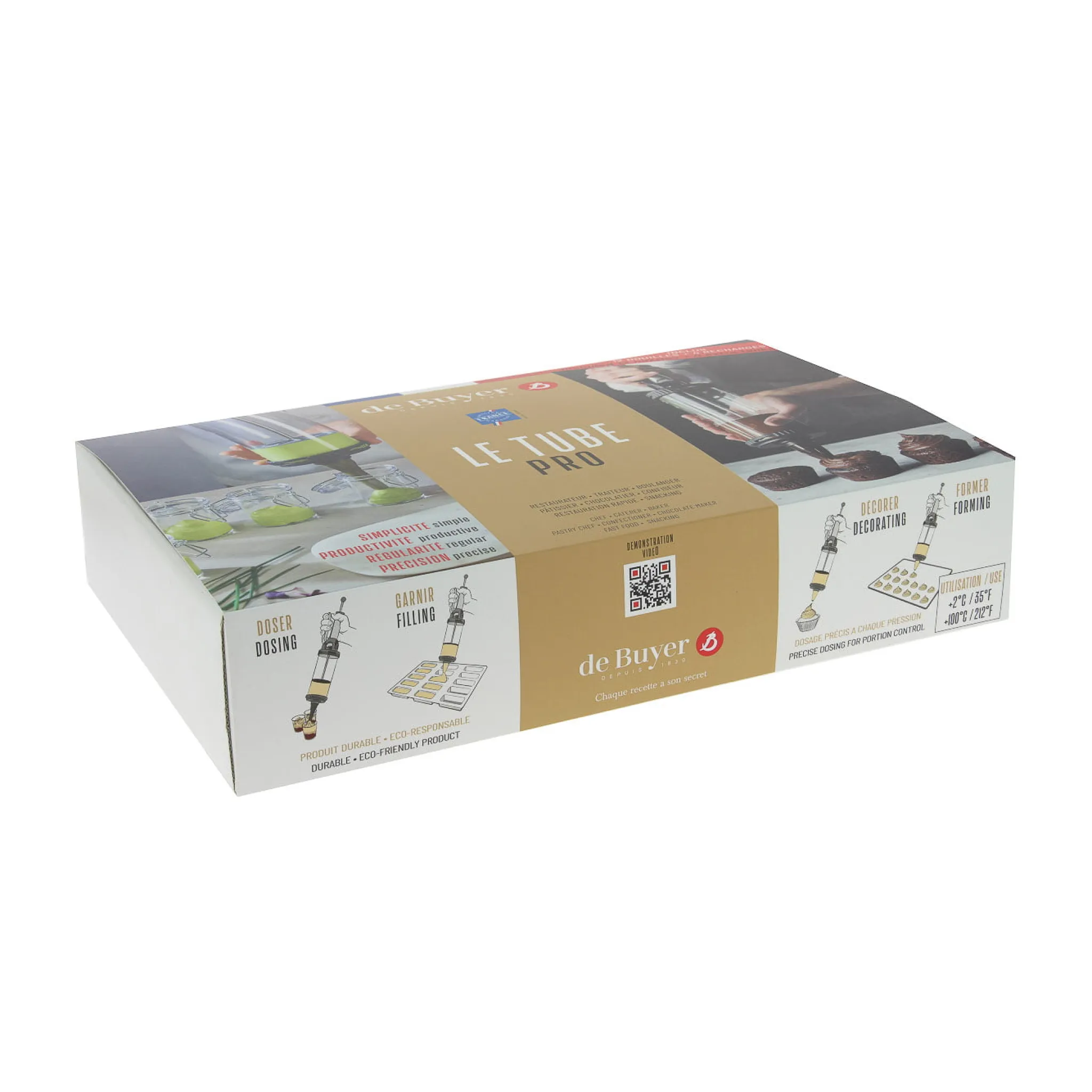 Sale 'Le Tube' Pro Pastry Syringe French Ingredients|Baking Supplies & Equipment