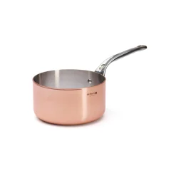 Clearance Prima Matera Induction Copper Saucepan with Stainless Steel Handle Pots & Pans