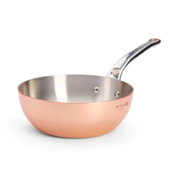 Discount Prima Matera Induction Copper Saucier with Stainless Steel Handle, 20cm Pots & Pans