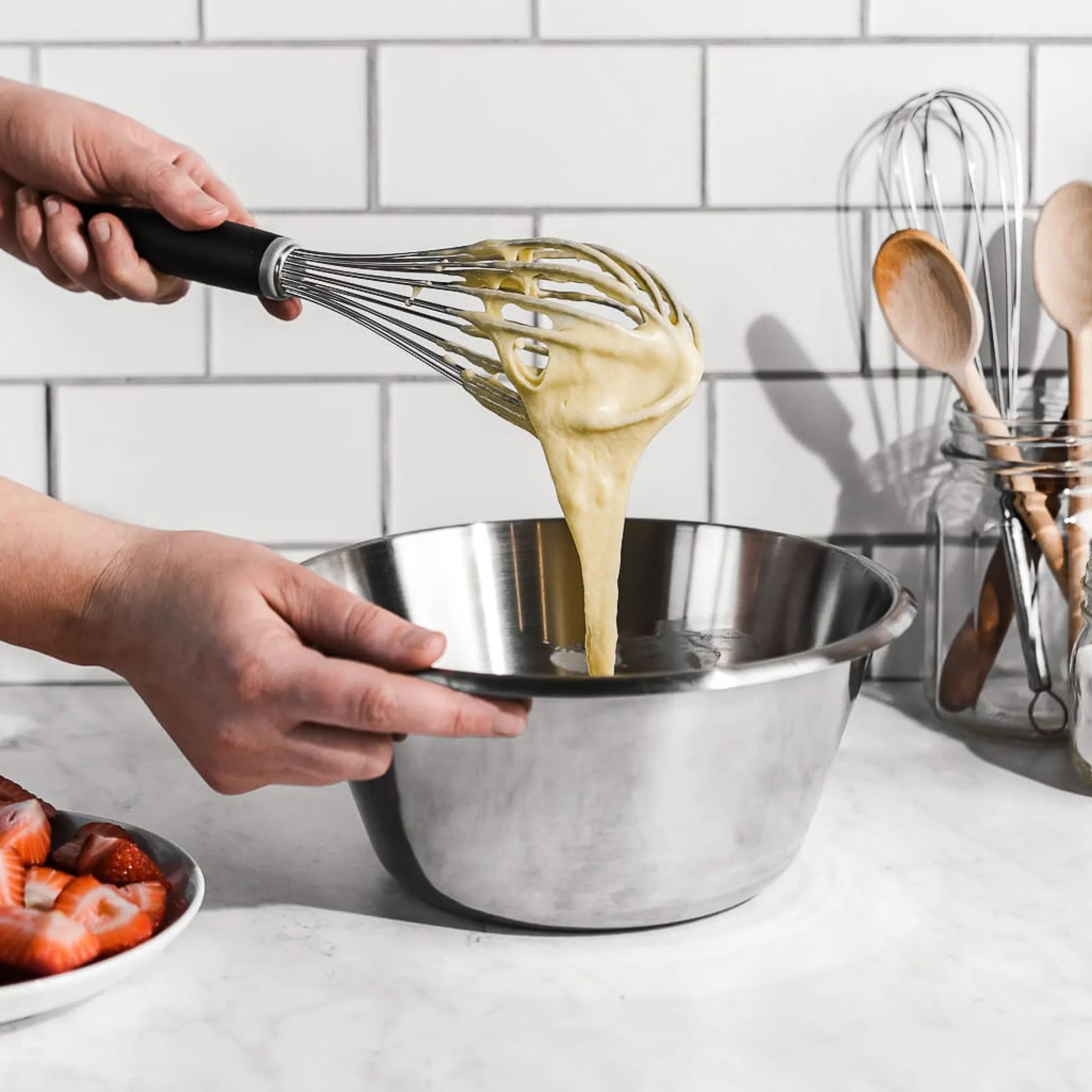 Hot Professional Stainless Steel Whisk French Ingredients|Kitchen Tools & Utensils