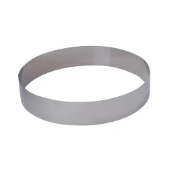 Hot Tall Stainless Steel Tart Ring, 24cm French Ingredients|Baking Supplies & Equipment