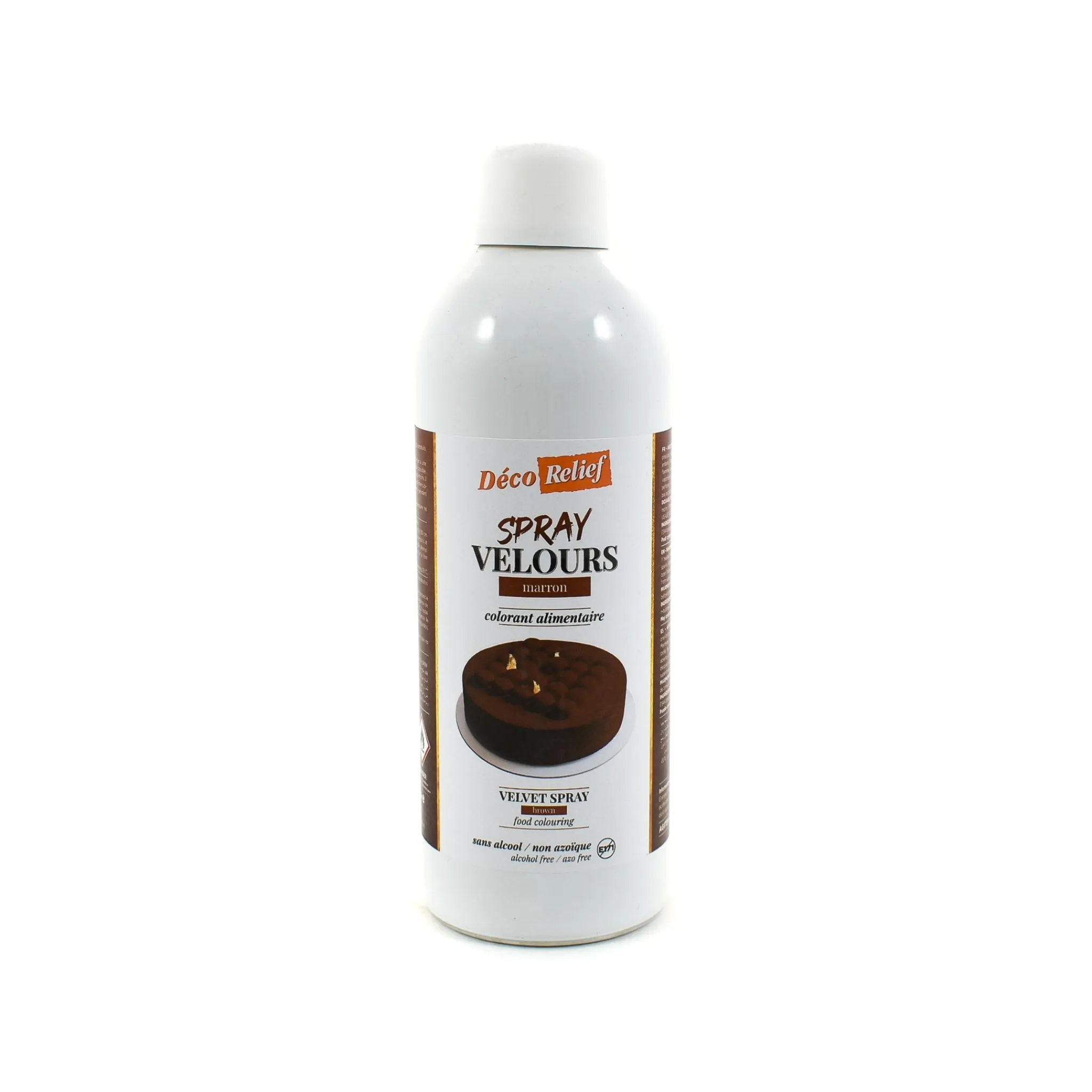 Clearance Brown Velvet Spray, 400ml French Ingredients|Baking Ingredients