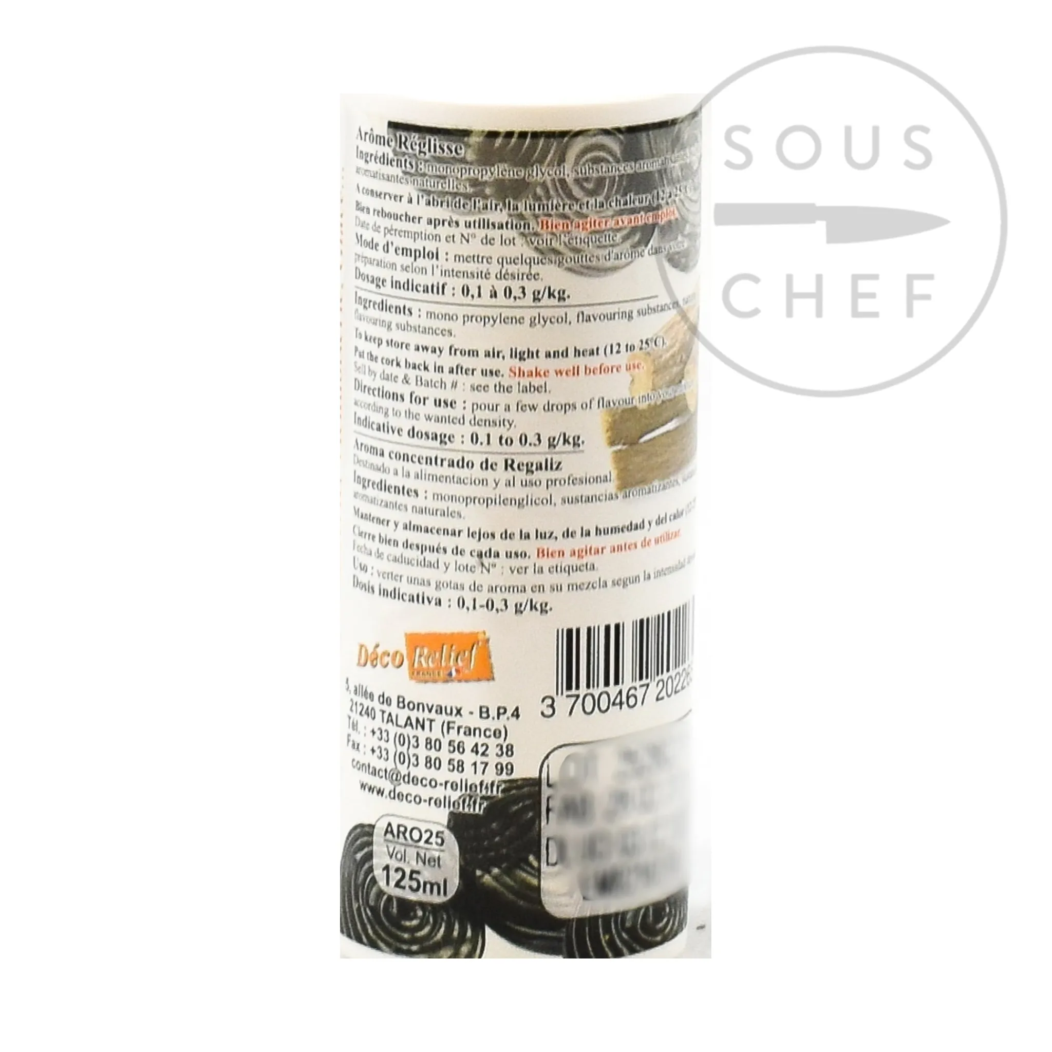 Concentrated Liquorice Flavour, 125ml Ingredients Brands|Baking Ingredients