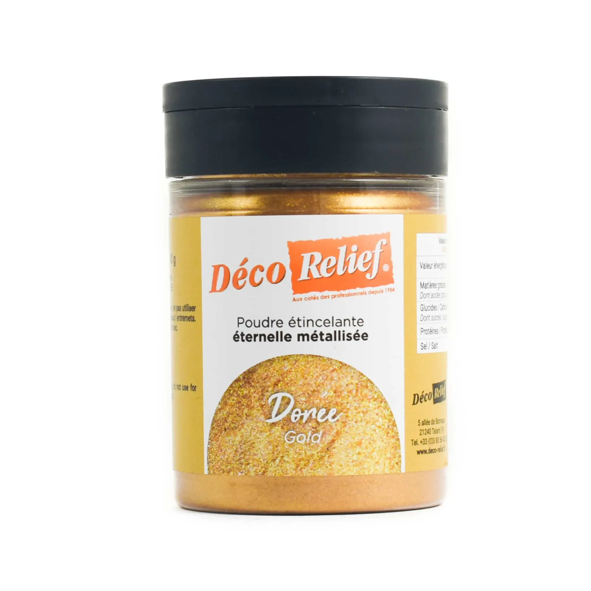 Best Gold Sparkling Metallic Powder, 40g Ingredients Brands|Baking Ingredients