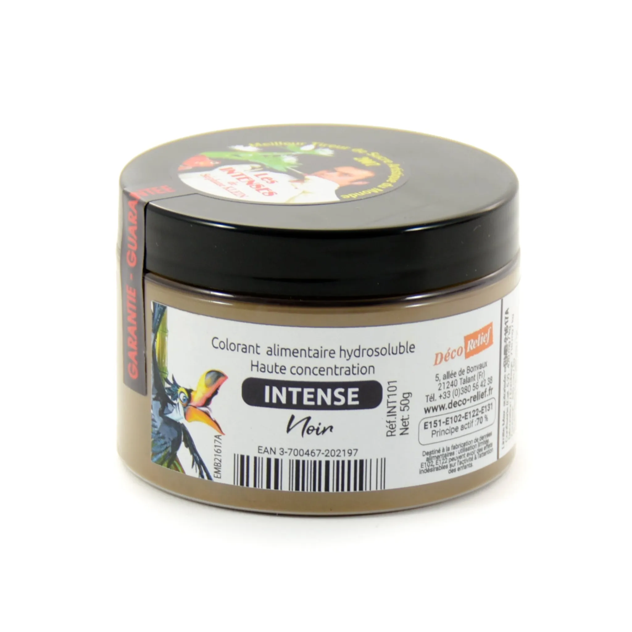 Outlet Intense Black Food Colour, 50g Ingredients Brands|Baking Ingredients