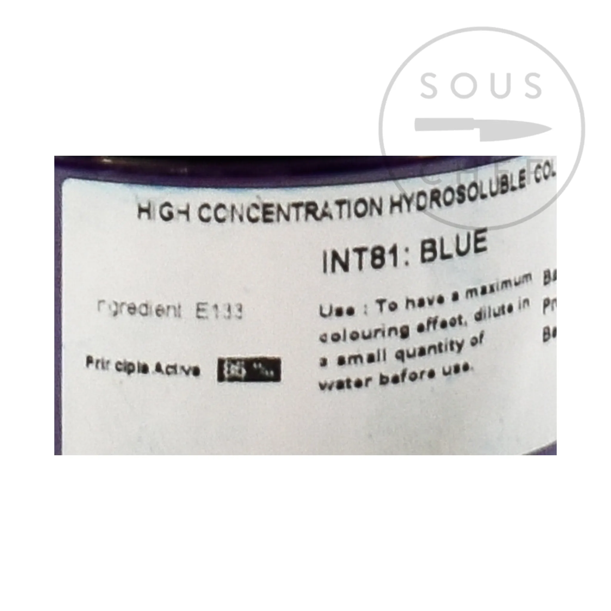 Clearance Intense Blue Food Colour, 50g Ingredients Brands|Baking Ingredients