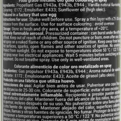 Sale Metallic Antique Gold Spray, 300ml Ingredients Brands|Baking Ingredients