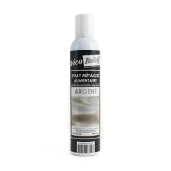 New Metallic Silver Spray, 300ml Ingredients Brands|Baking Ingredients