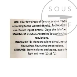New Natural Concentrated Violet Flavour, 30ml Ingredients Brands|French Ingredients