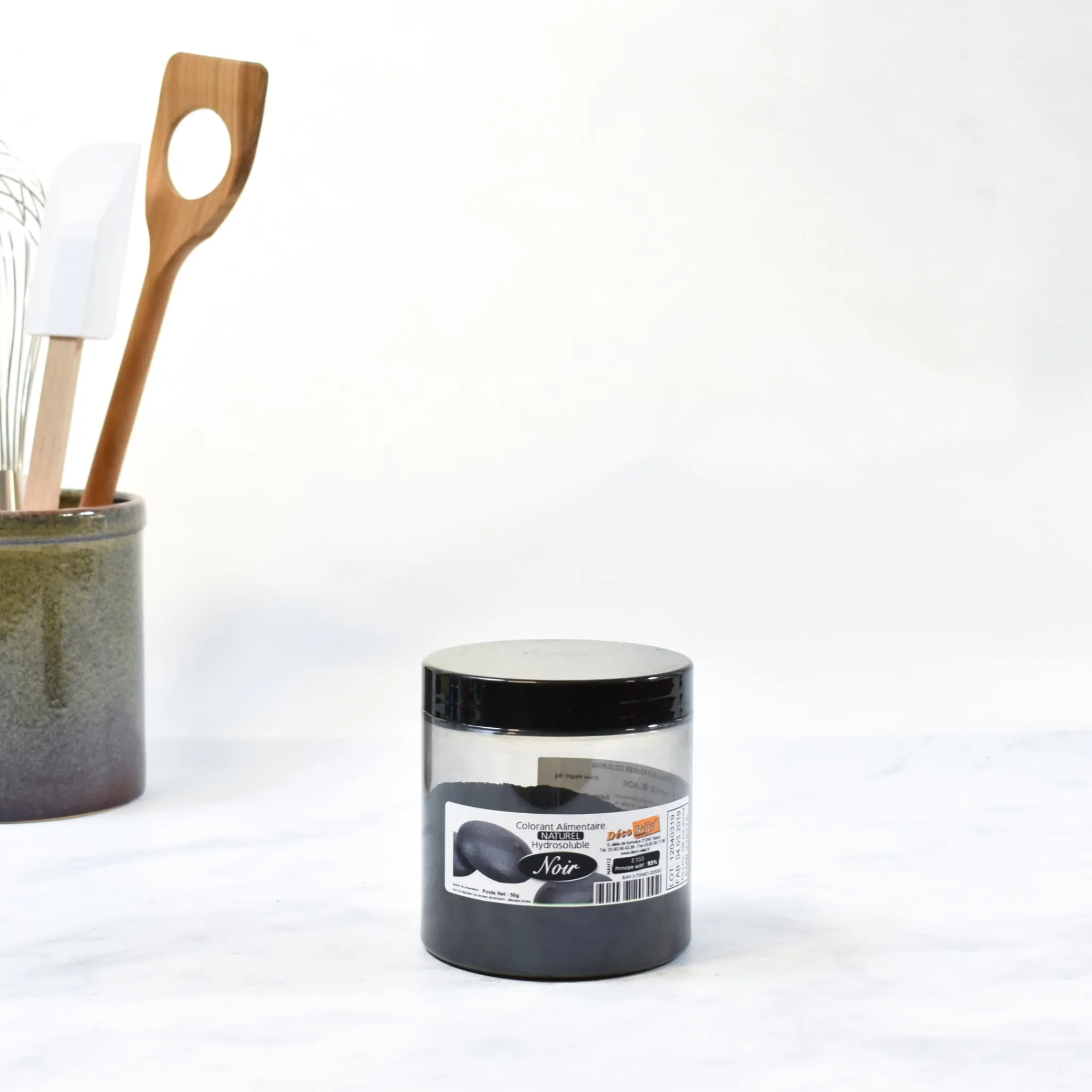 New Professional Natural Black Food Colour - Charcoal, 50g Ingredients Brands|Baking Ingredients