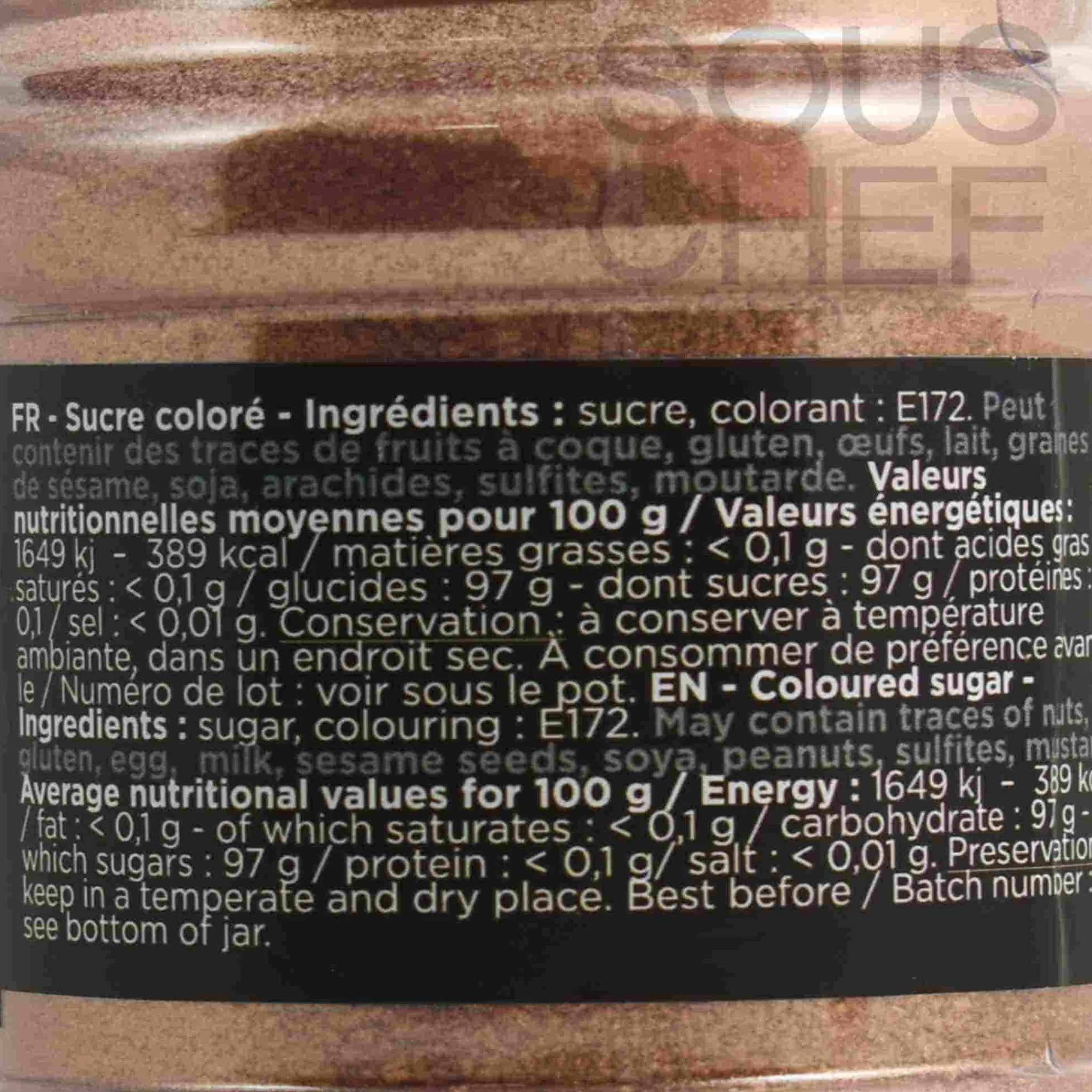 Clearance Rose Gold Sugar Glitter, 160g Ingredients Brands|Baking Ingredients