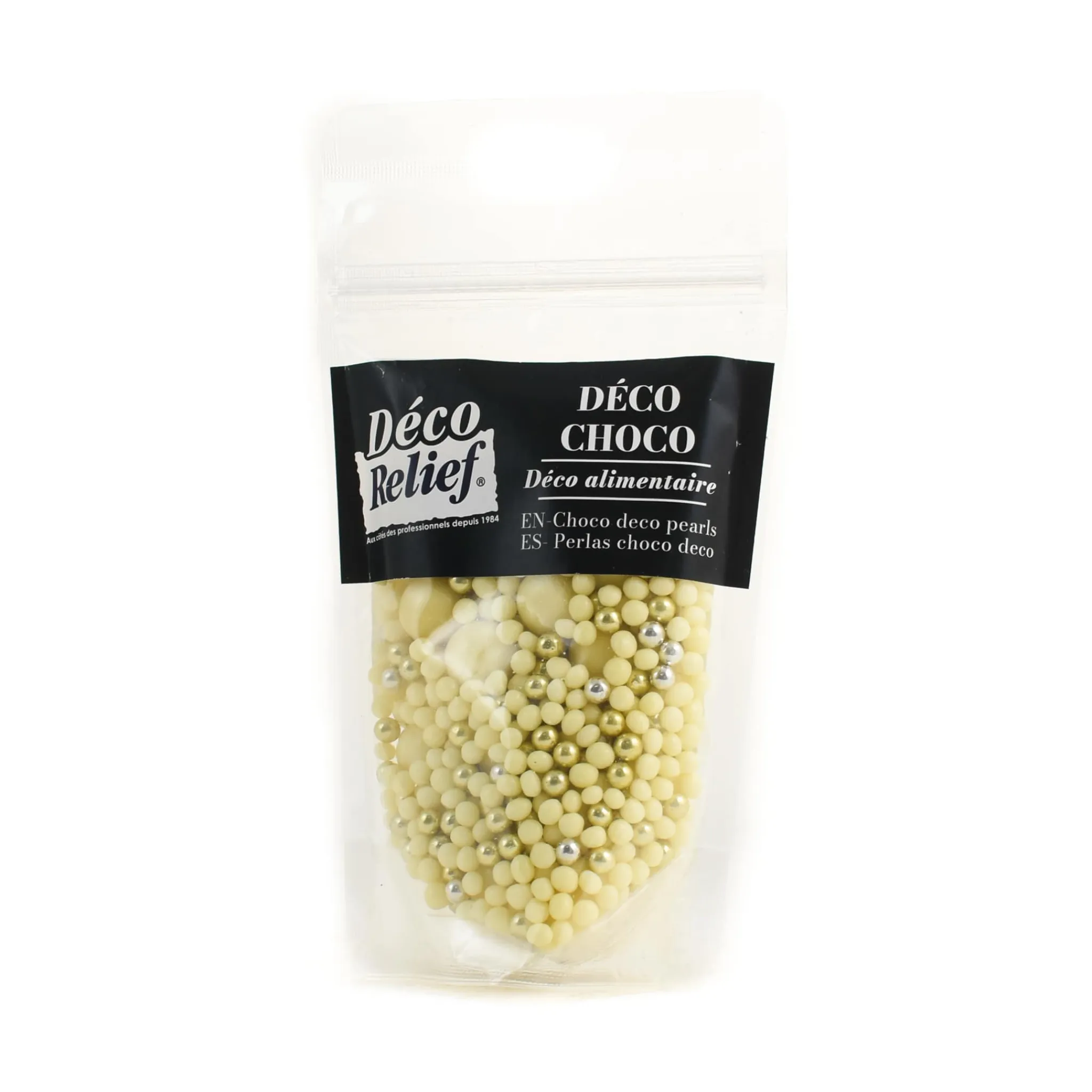 New White Chocolate & Golden Decorating Pearls, 150g Ingredients Brands|Baking Ingredients