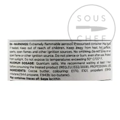 New White Velvet Spray, 400ml Ingredients Brands|French Ingredients