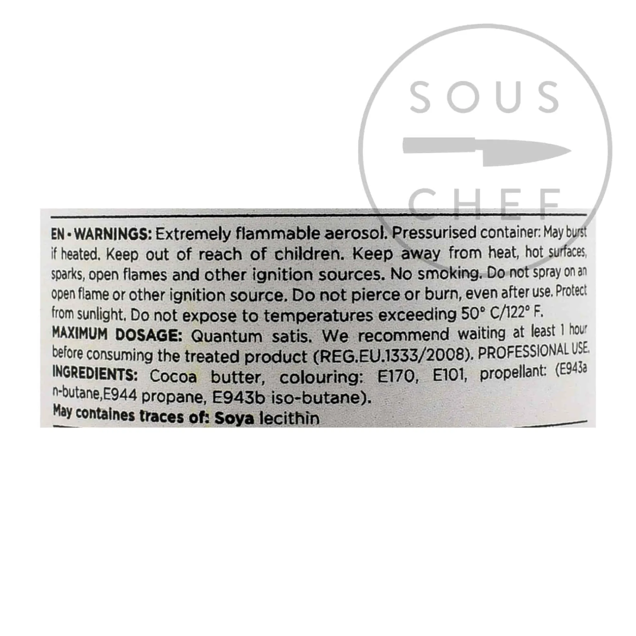 New White Velvet Spray, 400ml Ingredients Brands|French Ingredients