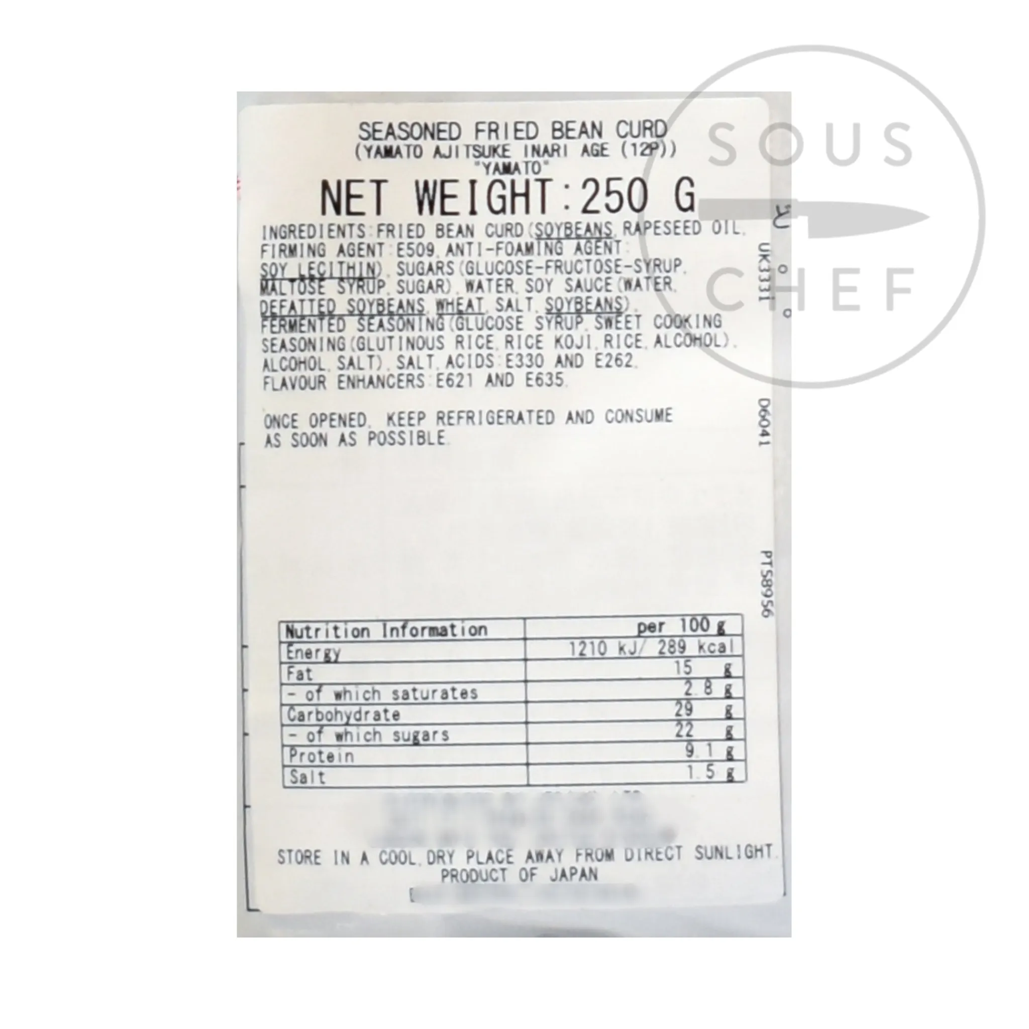 New Deep-Fried Beancurd Sheets, 250g Ingredients Brands|Japanese Ingredients