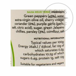 Salsa Mojo Verde Spanish Ingredients|Sauces & Condiments