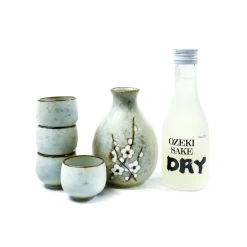 Outlet Deluxe Sakura Sake Set With Sake Tableware Brands|Japanese Ingredients