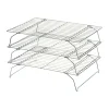 New Set of 3 Stackable Cooling Racks, 34x25cm Baking Supplies & Equipment