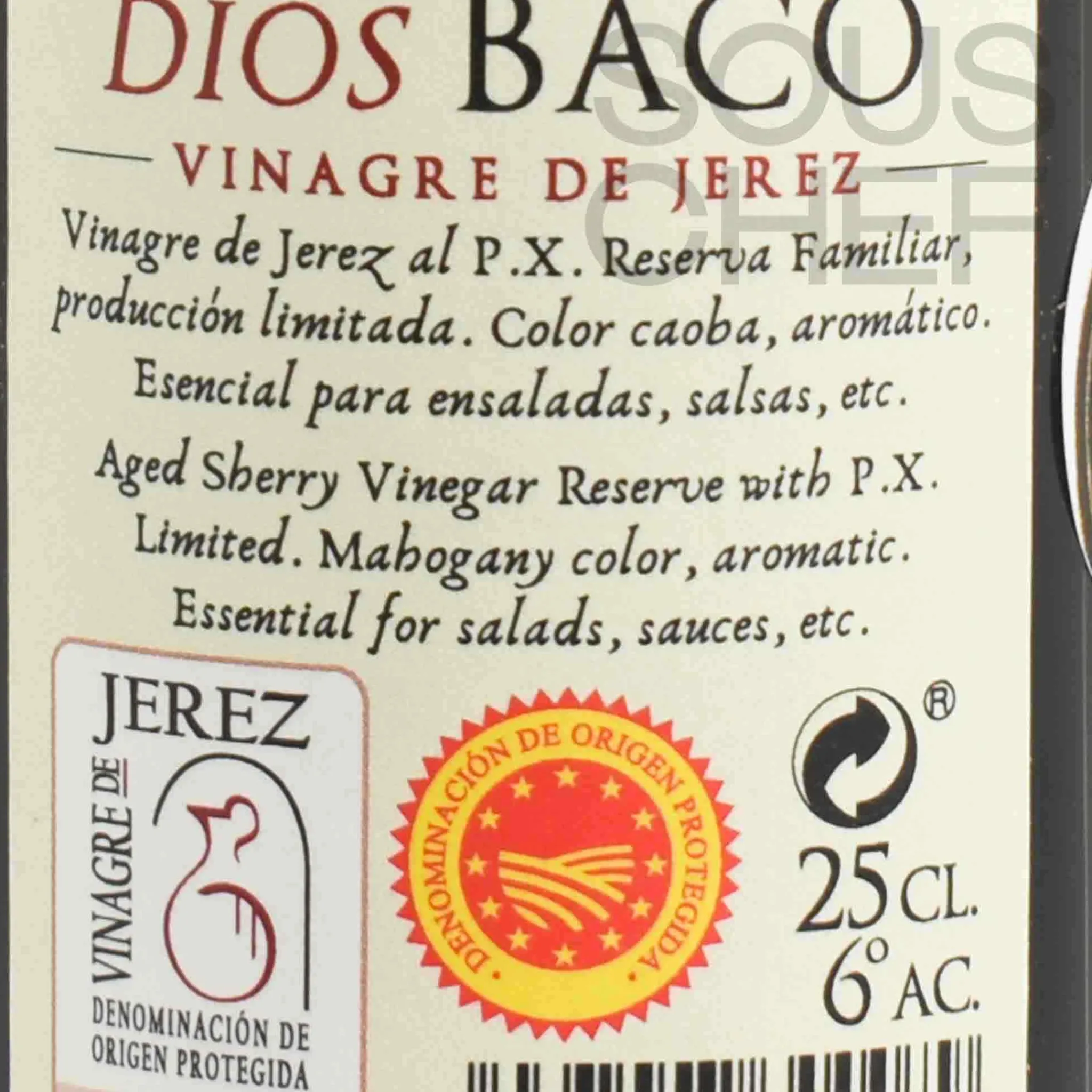 Sale Sherry Vinegar With Pedro Ximenez, 250ml Ingredients Brands|Spanish Ingredients