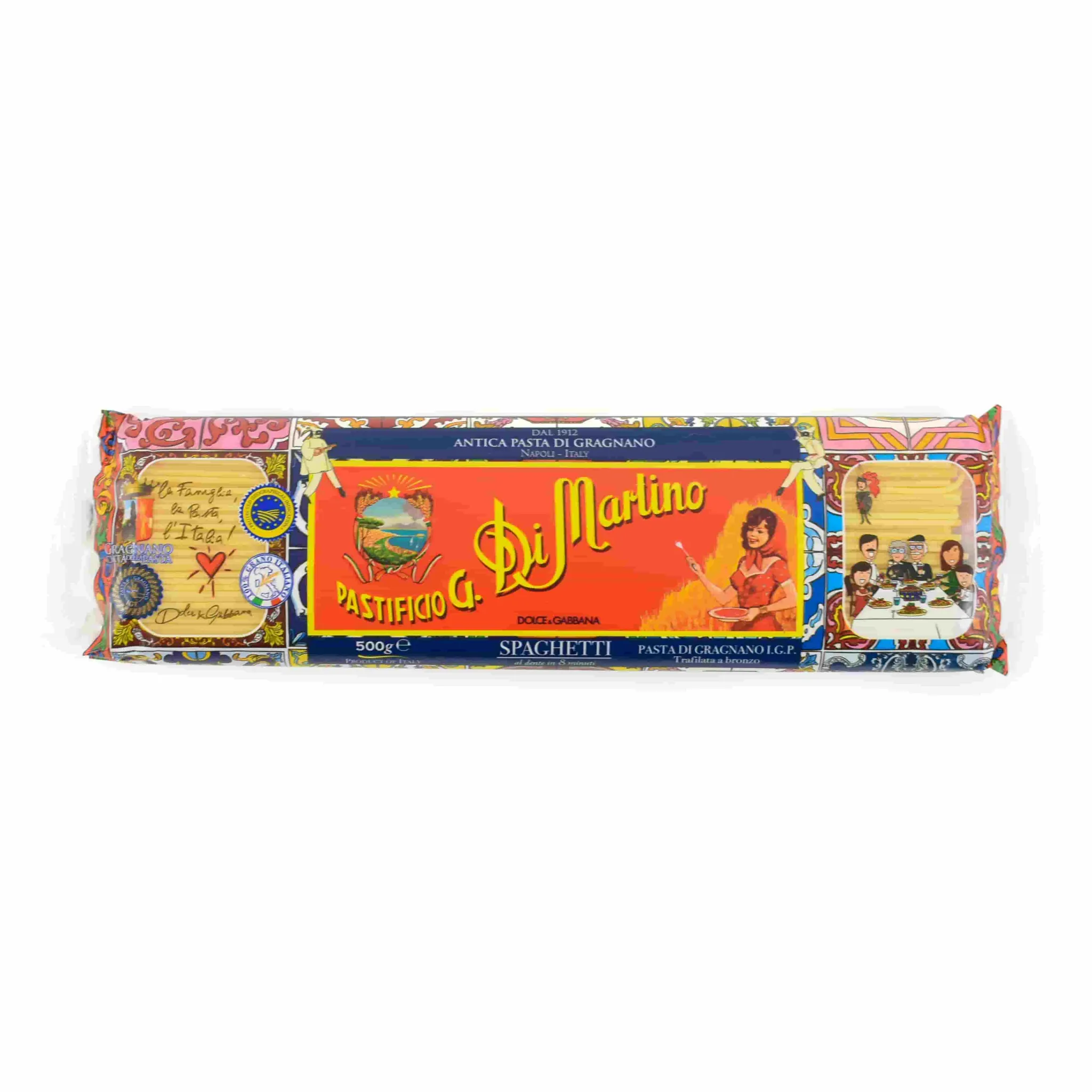 Outlet Gragnano IGP Spaghetti, 500g Italian Ingredients|Pasta, Rice & Beans