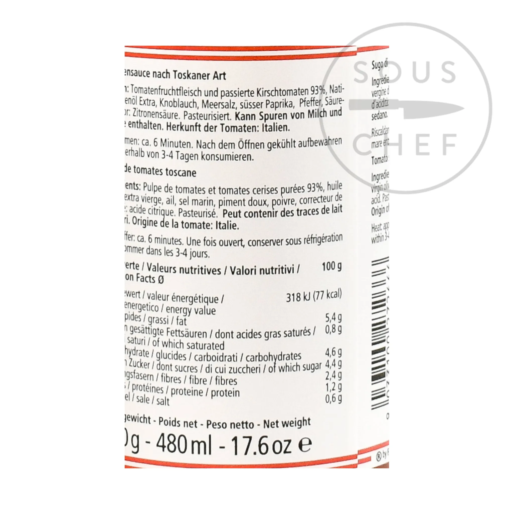 Best Toscana Sauce, 500g Ingredients Brands|Italian Ingredients
