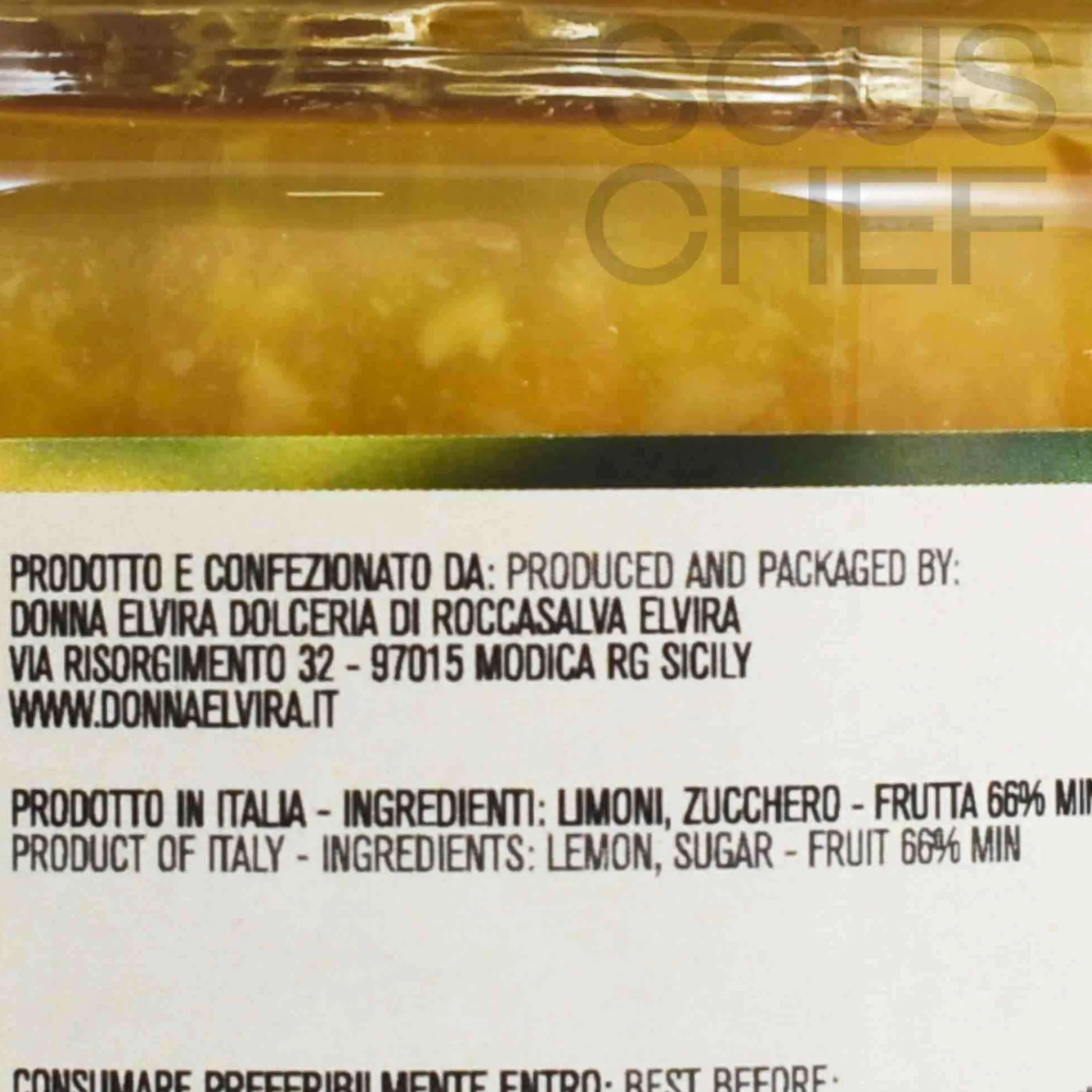 Hot Lemon Marmalade, 210g Ingredients Brands|Italian Ingredients