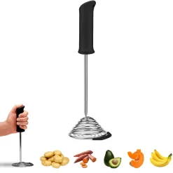 Sale Black Smood Potato Masher Kitchen Tools & Utensils