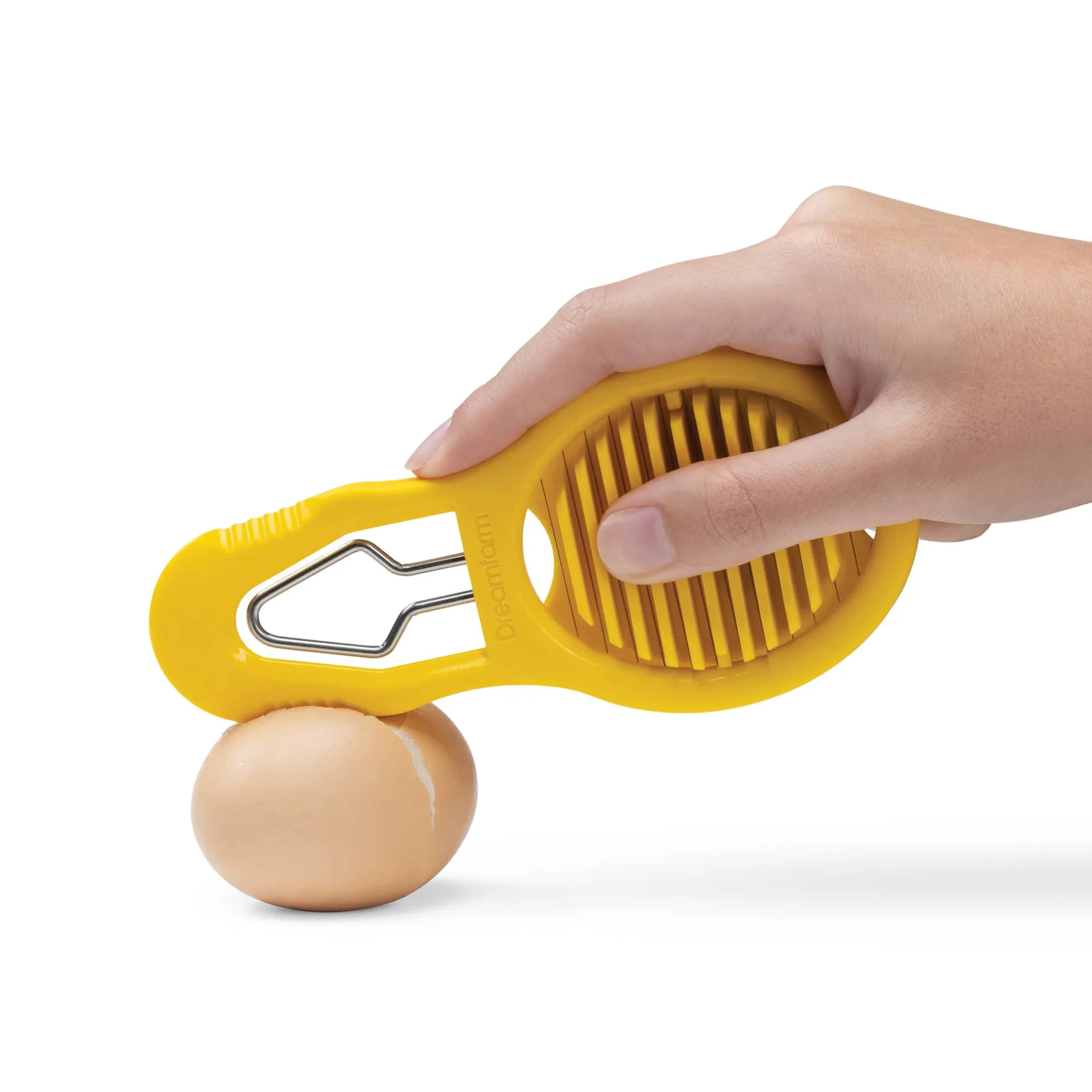 Yellow Eggler Egg Peeler and Slicer Kitchen Tools & Utensils