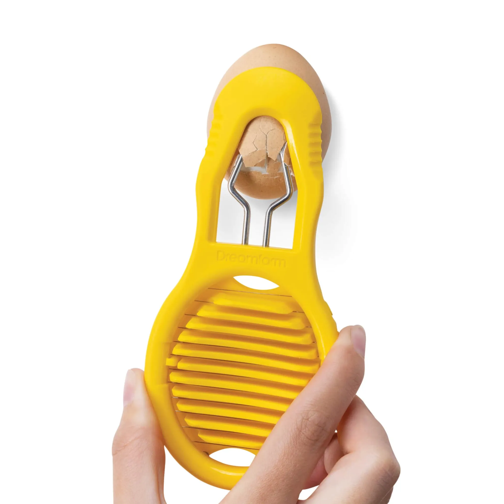 Yellow Eggler Egg Peeler and Slicer Kitchen Tools & Utensils