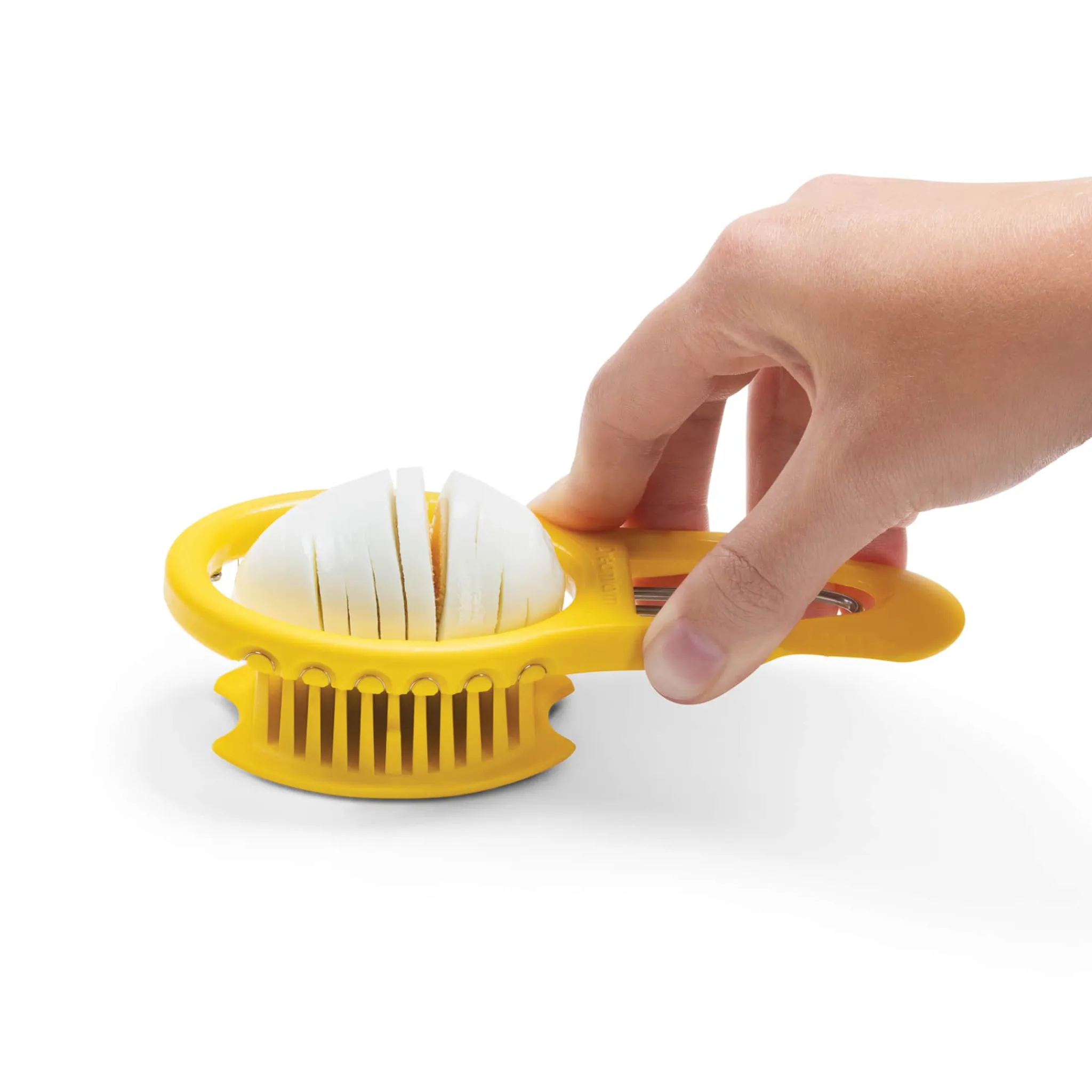 Yellow Eggler Egg Peeler and Slicer Kitchen Tools & Utensils