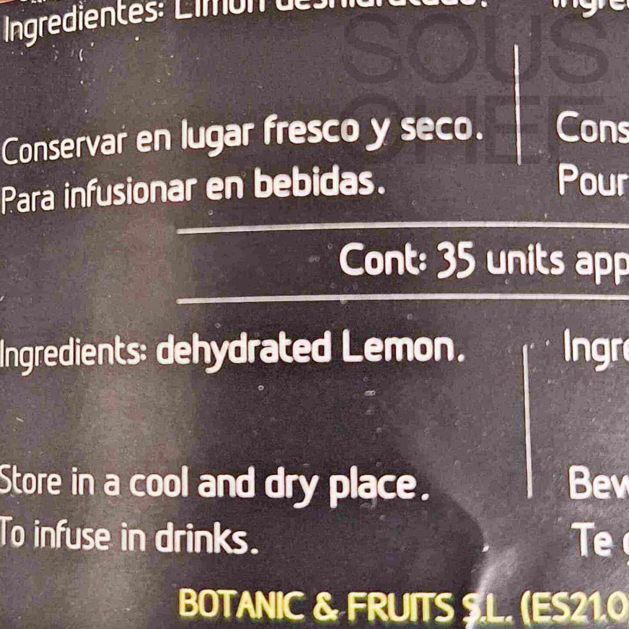 Dried Lemon Slices in Jar, 55g Ingredients Brands|Baking Ingredients