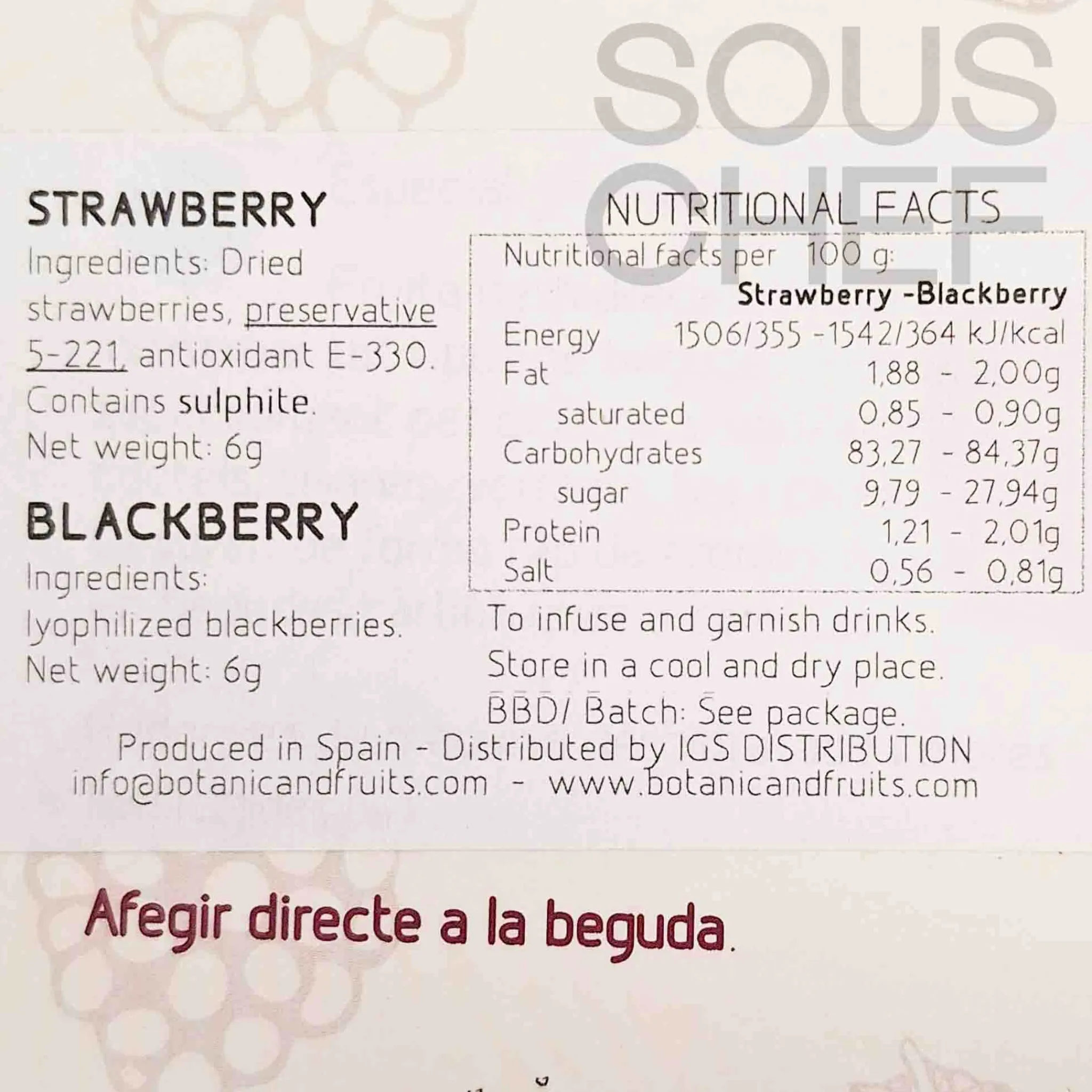 Best Dried Strawberries & Blackberries, 12g Ingredients Brands|Baking Ingredients