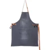 New Canvas BBQ Apron in Washed Grey Kitchen Textiles & Clothing