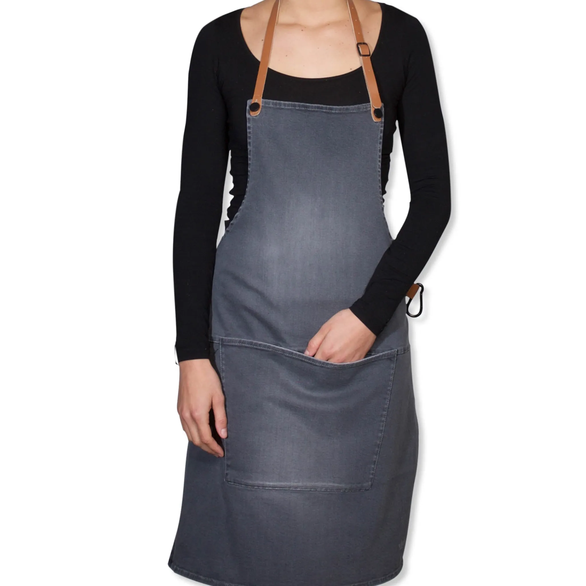 New Canvas BBQ Apron in Washed Grey Kitchen Textiles & Clothing
