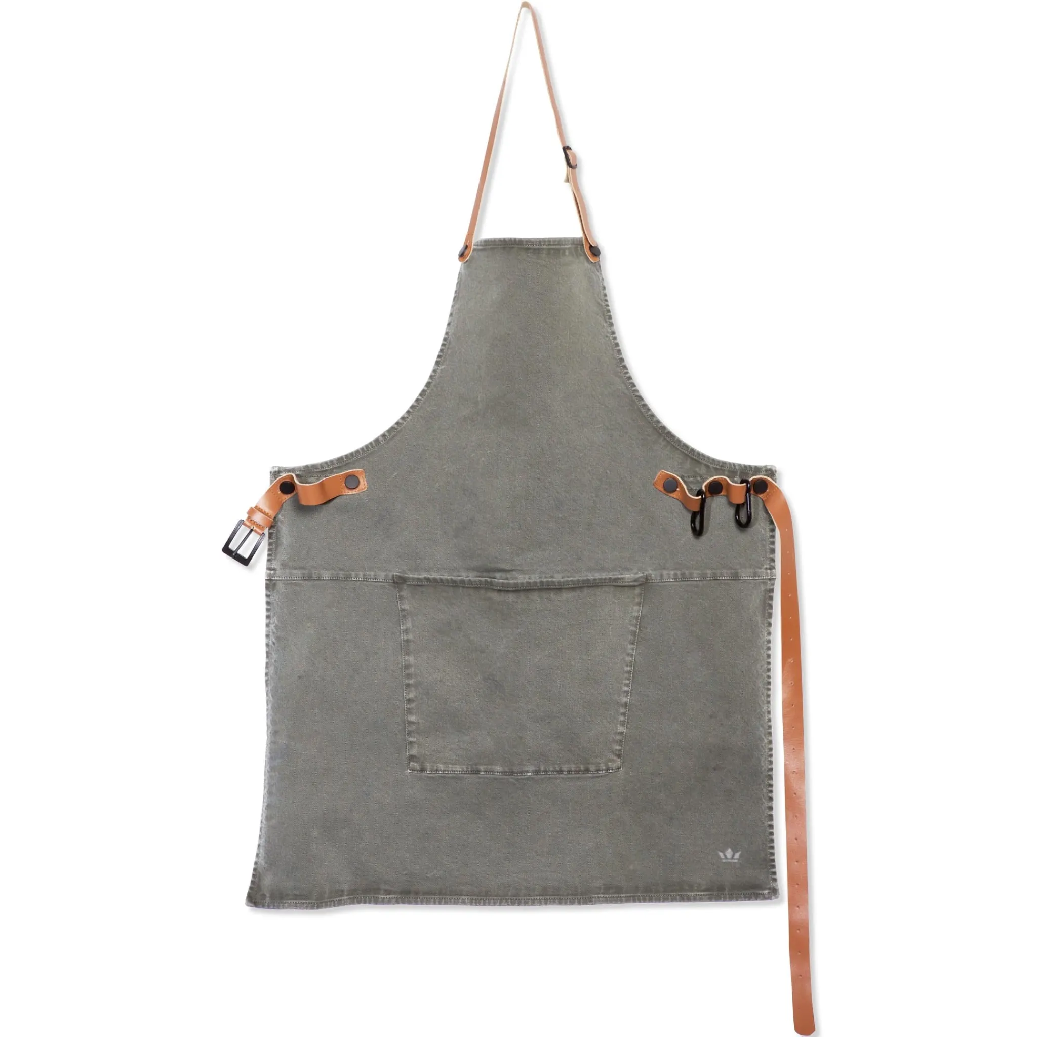 Online Canvas BBQ Apron in Grey-Green Kitchen Textiles & Clothing