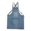 Clearance Denim Suspender Apron in Blue Kitchen Textiles & Clothing