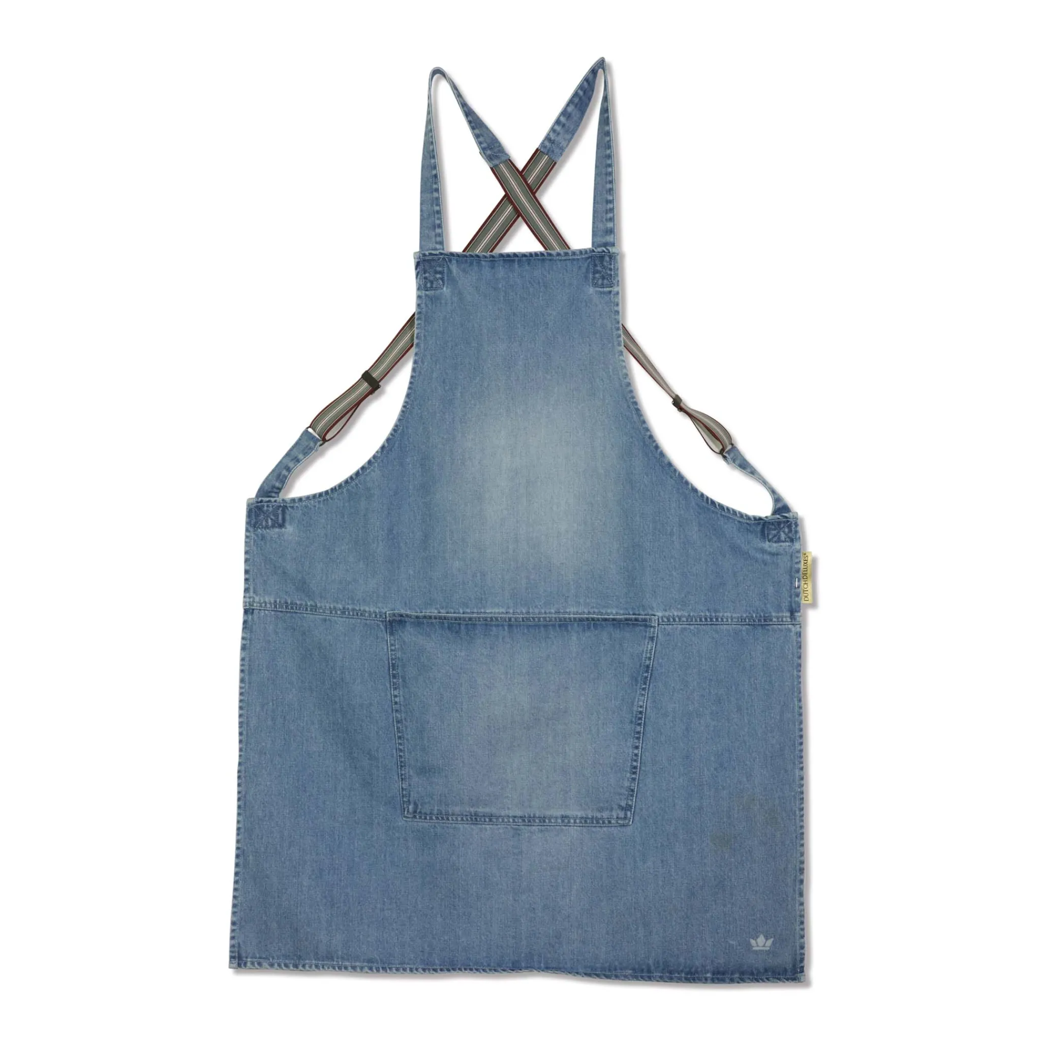Clearance Denim Suspender Apron in Blue Kitchen Textiles & Clothing